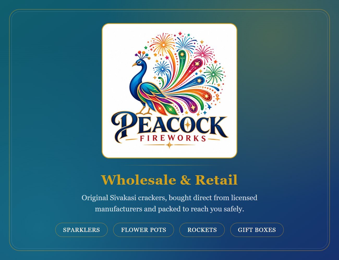 Peacock Fireworks